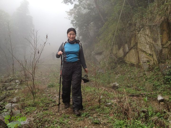 女豪杰雨中溯溪攀岩，宜春洪江-山峰-木坪-大垄坑-古庙洪江玉京山-55