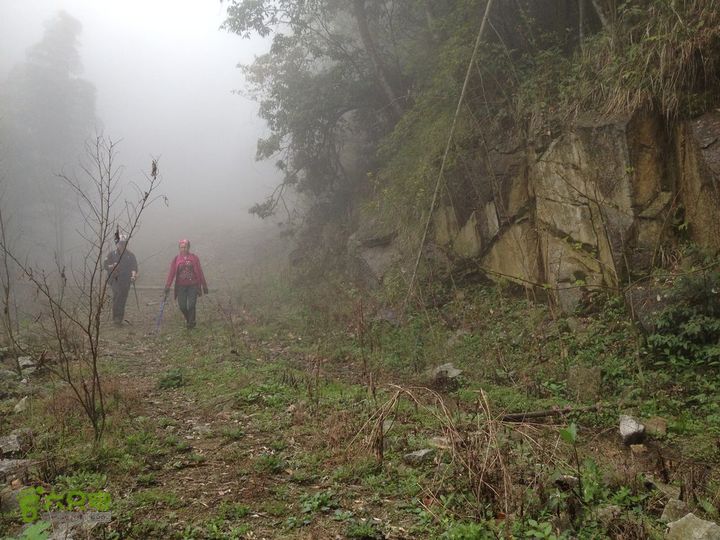女豪杰雨中溯溪攀岩，宜春洪江-山峰-木坪-大垄坑-古庙洪江玉京山-56