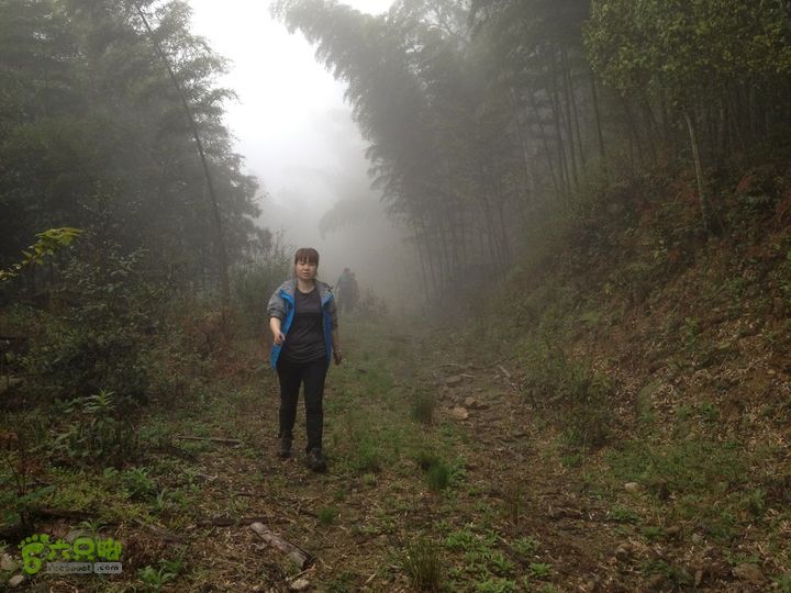 女豪杰雨中溯溪攀岩，宜春洪江-山峰-木坪-大垄坑-古庙洪江玉京山-57