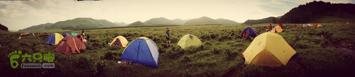 绿野网团建活动-老栅子村-东猴顶-孤石牧场穿越营地全景