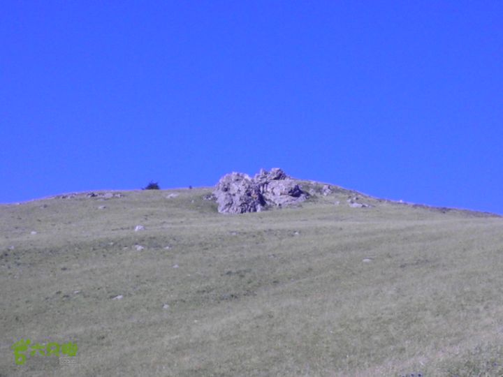范家坡一南灵一西灵一南灵一蓬勃矿一池涧村下山途中回望