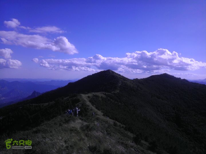 范家坡一南灵一西灵一南灵一蓬勃矿一池涧村下山途中