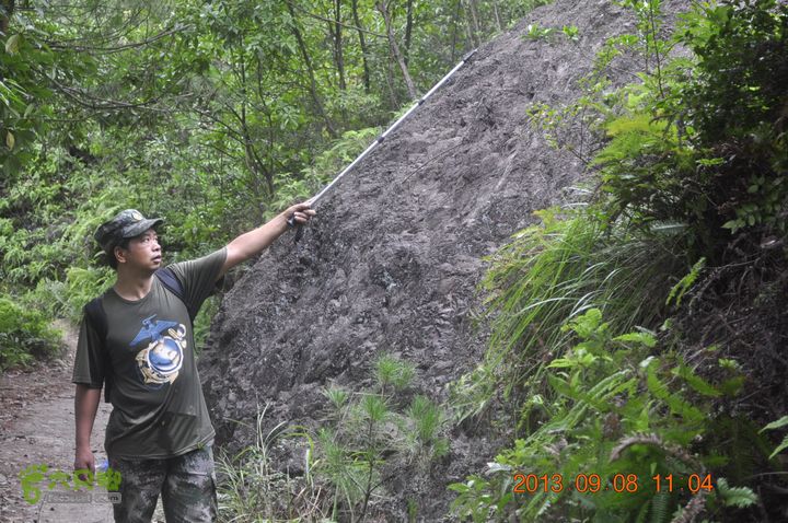环永康三渡溪三条山脊第二个山脊开始上山