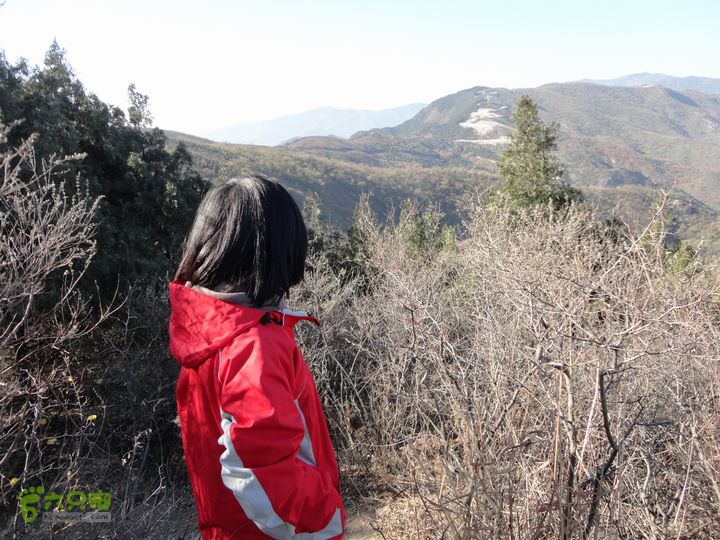 香山到望儿山回望走过的路