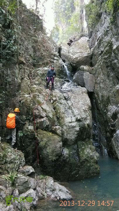 永泰岭路乡凤落村－荷溪－岭路乡叶洋村溯溪穿越2013-12-29 14:57:54