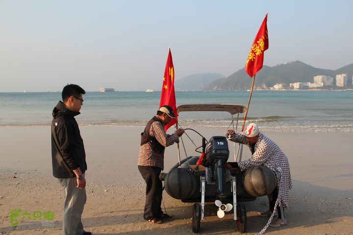 2014-01-18 三亚“大小东海穿越横渡”123