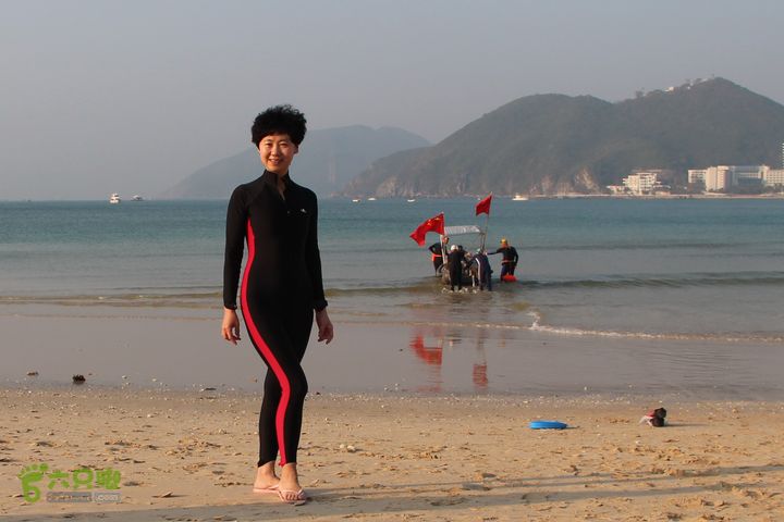 2014-01-18 三亚“大小东海穿越横渡”125a