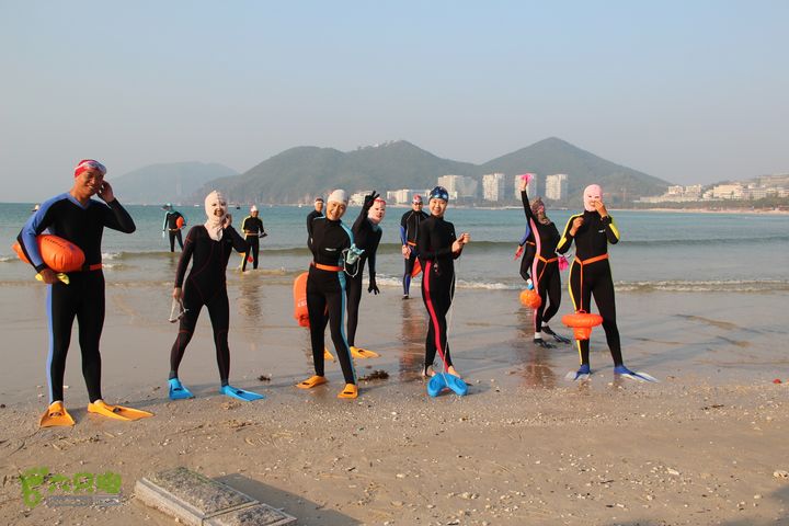 2014-01-18 三亚“大小东海穿越横渡”131