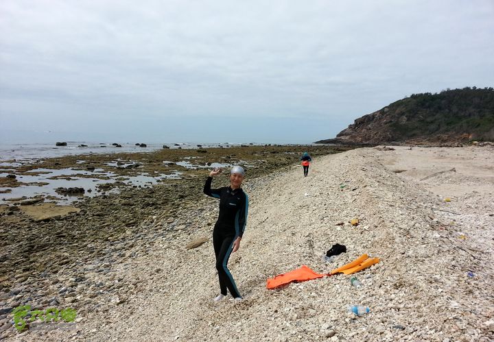 2014-03-27 三亚东岛+西岛串联横渡-创造新的历史！20140327_112406