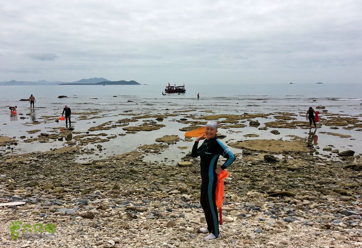 2014-03-27 三亚东岛+西岛串联横渡-创造新的历史！20140327_112559