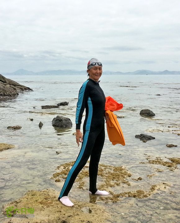 2014-03-27 三亚东岛+西岛串联横渡-创造新的历史！20140327_113526