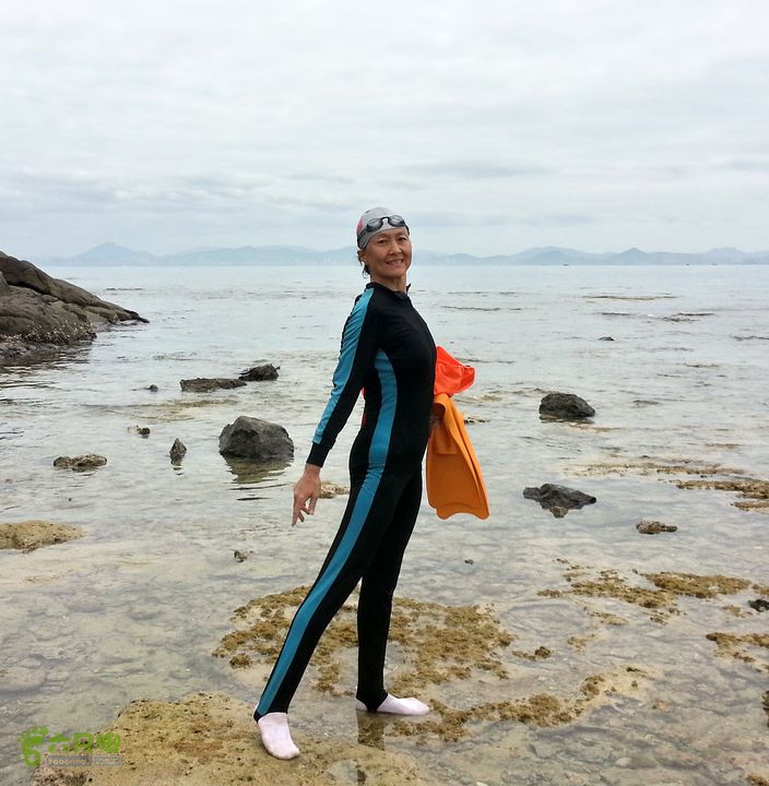 2014-03-27 三亚东岛+西岛串联横渡-创造新的历史！20140327_113527