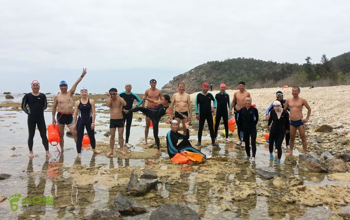 2014-03-27 三亚东岛+西岛串联横渡-创造新的历史！20140327_113940