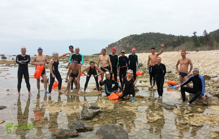 2014-03-27 三亚东岛+西岛串联横渡-创造新的历史！20140327_113955