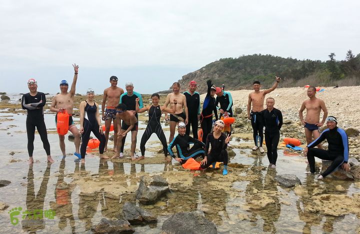 2014-03-27 三亚东岛+西岛串联横渡-创造新的历史！20140327_114001