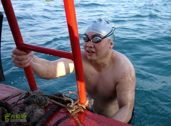 2014-03-27 三亚东岛+西岛串联横渡-创造新的历史！DSC07821