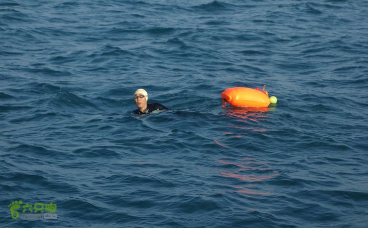 2014-03-27 三亚东岛+西岛串联横渡-创造新的历史！DSC07856