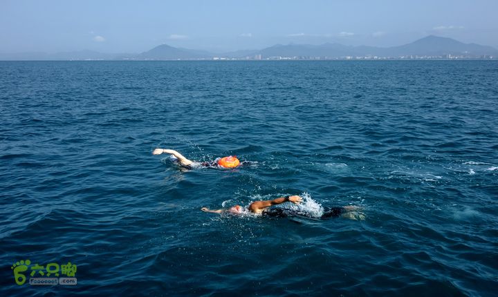 2014-03-27 三亚东岛+西岛串联横渡-创造新的历史！DSC07992