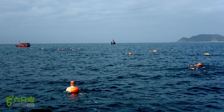 2014-03-27 三亚东岛+西岛串联横渡-创造新的历史！DSC08019