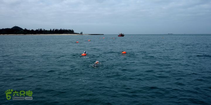 2014-03-27 三亚东岛+西岛串联横渡-创造新的历史！DSC08030