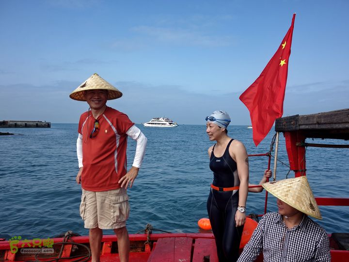 2014-03-27 三亚东岛+西岛串联横渡-创造新的历史！DSC08156