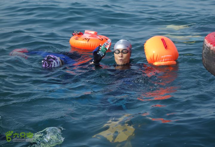 2014-03-27 三亚东岛+西岛串联横渡-创造新的历史！DSC08164