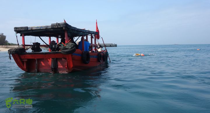 2014-03-27 三亚东岛+西岛串联横渡-创造新的历史！DSC08177
