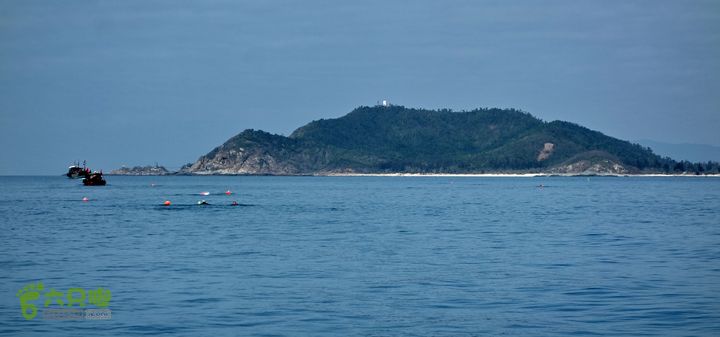 2014-03-27 三亚东岛+西岛串联横渡-创造新的历史！DSC08253