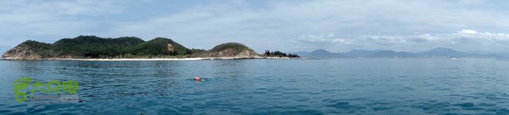 2014-03-27 三亚东岛+西岛串联横渡-创造新的历史！DSC08329