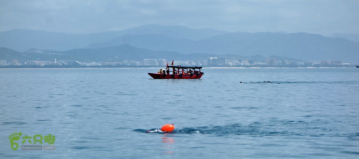 2014-03-27 三亚东岛+西岛串联横渡-创造新的历史！DSC08330