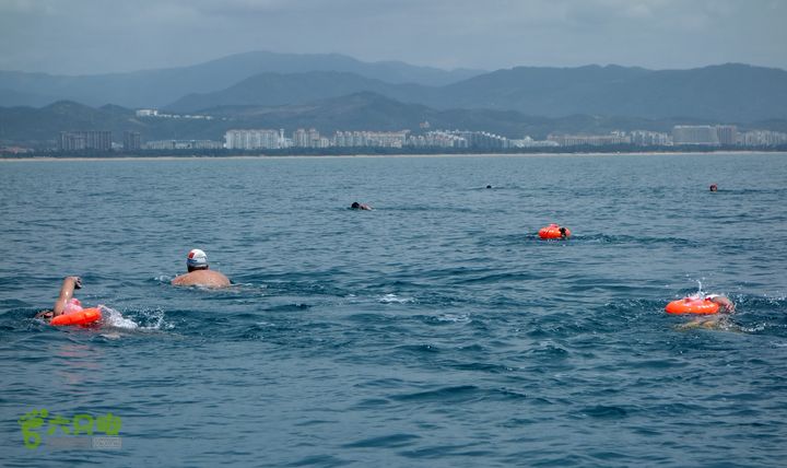 2014-03-27 三亚东岛+西岛串联横渡-创造新的历史！DSC08426