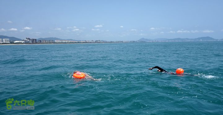 2014-03-27 三亚东岛+西岛串联横渡-创造新的历史！DSC08527