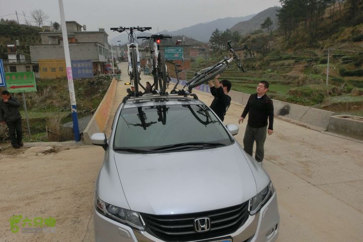 安徽岳西妙道山4+2两日游探路20140330 16：22茅山乡，返程路上