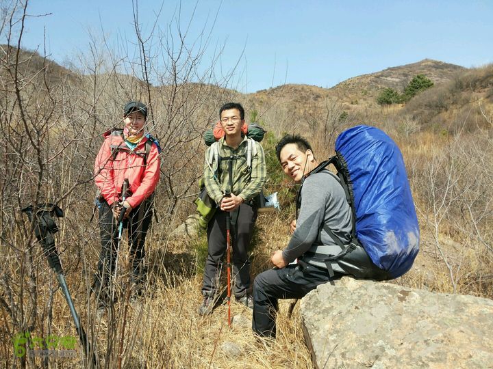 云瀑沟 野猪窝 五间房 五里坡 玉渡 野山峡 二日徒步路线前队成员