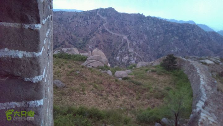 涞源长城：唐子沟-天桥村-杨兰峪-国道至浮图峪终于到山脊上的21楼，沟底上20楼温滑，难！