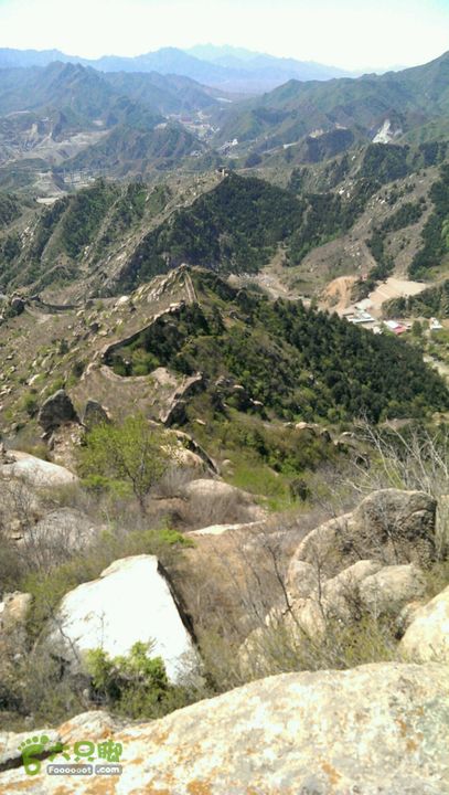 涞源长城：唐子沟-天桥村-杨兰峪-国道至浮图峪又是下降，远处高速