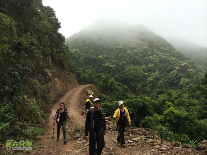 赤鲤村口观音亭--头梳山--火焰石山--金瓜石--观音桥圈越2014-05-10 10:35:09