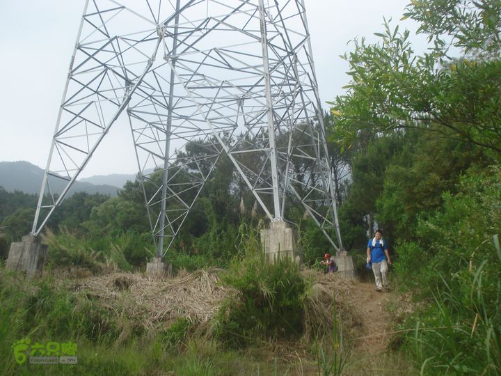 君竹环岛一旺岐楼水库一君山横路一叠石升官石一君竹钻过3个电线塔就接上石板路了