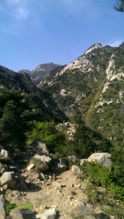 泰山东路天烛峰登山线路2014-05-03 08:41:29