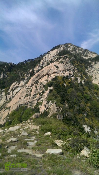 泰山东路天烛峰登山线路2014-05-03 09:25:42