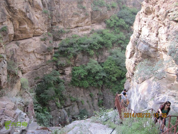 20140823东湖林-通州峪-莲花坑-双龙峡-火村口从高处看日月潭1