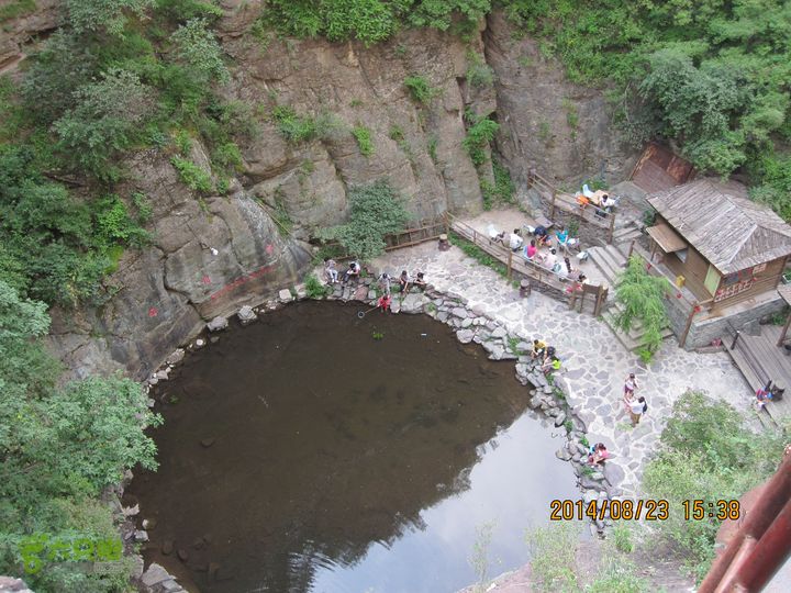 20140823东湖林-通州峪-莲花坑-双龙峡-火村口从高处看日月潭2