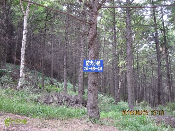 20140823东湖林-通州峪-莲花坑-双龙峡-火村口莲花坑垭口向北防火道去往双龙峡景区