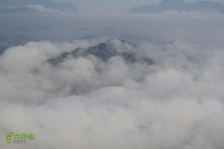 北京箭扣长城（内含司马台云海图片）司马台图片：云雾中的司马台