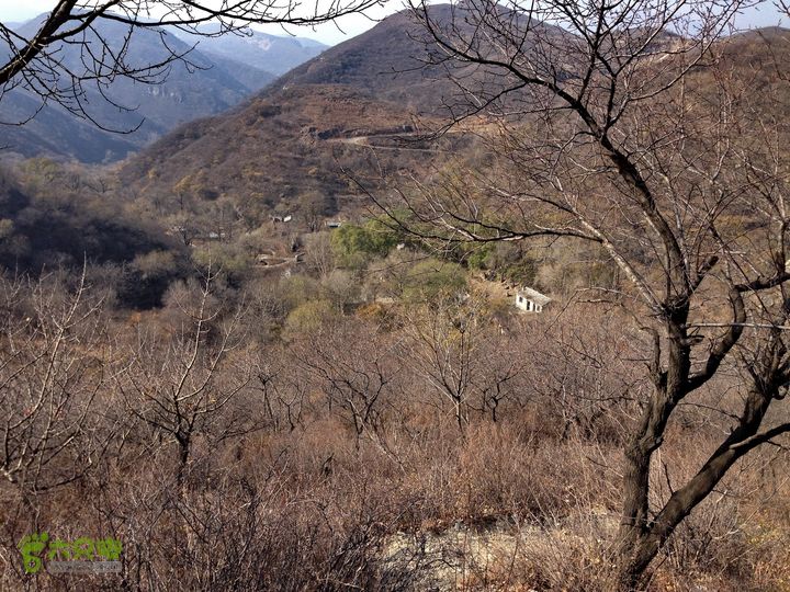 20141108--京西古道-徒步-王平-峰口庵-圈门徒步-京西古道- (76)  - 回头望黄石港村！