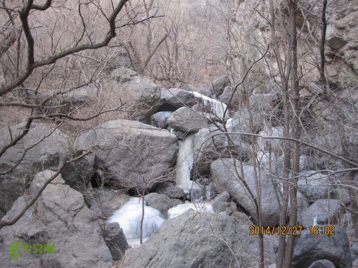 20141227付家台-刘公沟-髽鬏山-清水尖-十八潭十八潭沟的最南头起