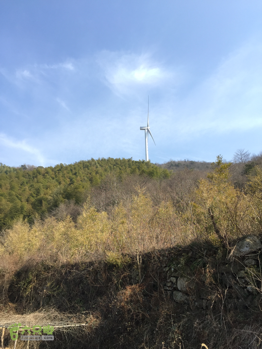 鄞州黃泥岭古道山顶风车