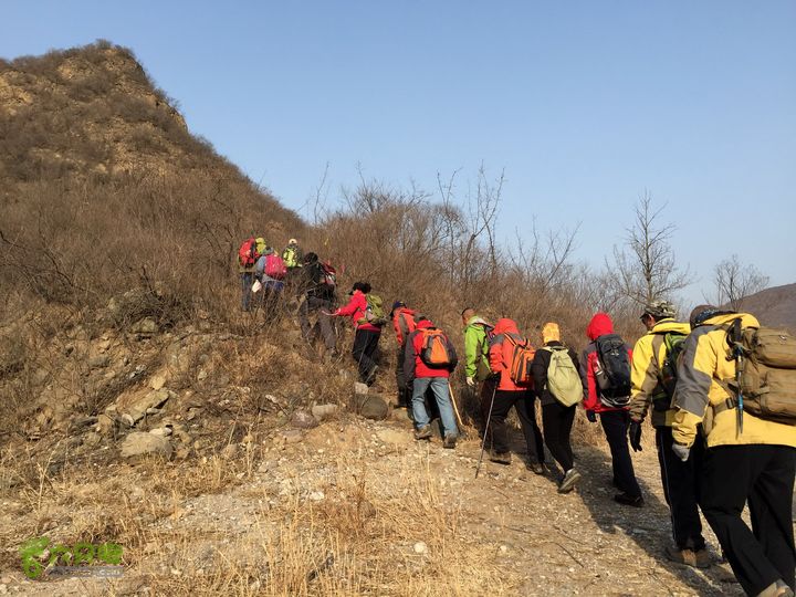 20150224-北京门头沟爬山--安家庄-清水尖穿越在路上 -- 爬山途中！ 