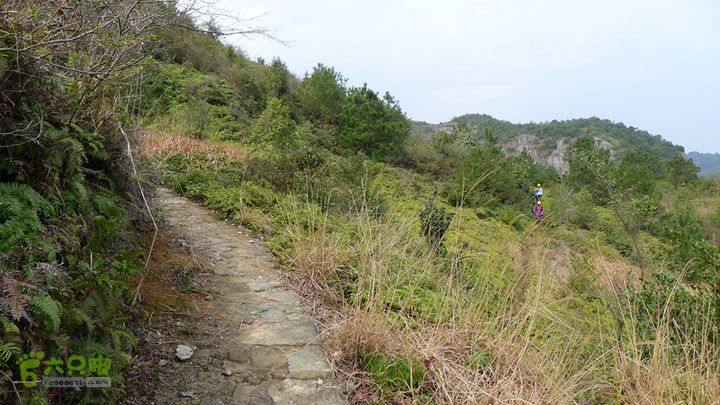 瓯北山脊就是这条古道通往天雷岩然后原路返回