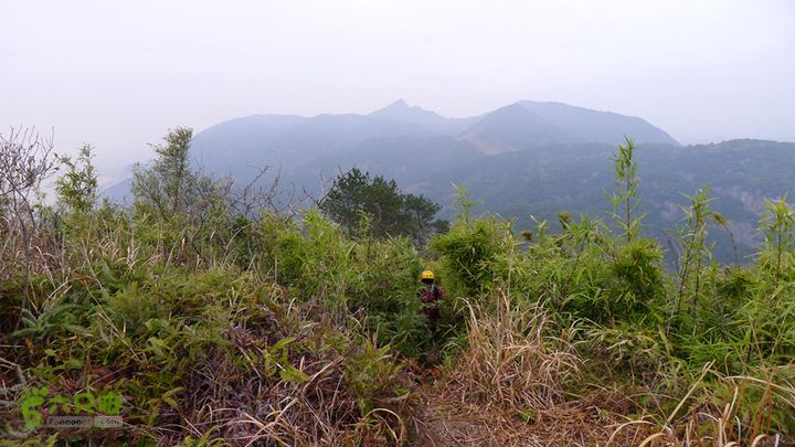 瓯北山脊终于走到山岗上